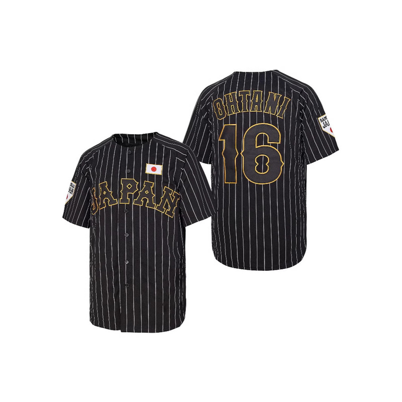 2025年越境アマゾン売れ筋プリント野球ユニフォーム 大谷16番野球シャツ スポーツヒップホップパーティージャージ|undefined