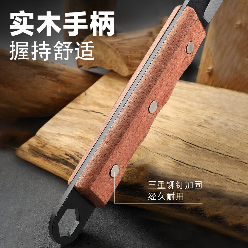 Cortador de madera multifuncional cortador de madera especial de acero de manganeso al aire libre cortador de árboles machete agrícola cortador de árboles para el hogar