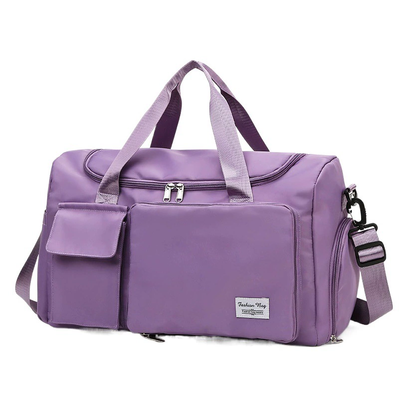 Трансграничная сумка для багажа большой вместимости, спортивная сумка для фитнеса, независимый отсек для обуви, складная сумка для беременных, дорожная сумка-ранец.