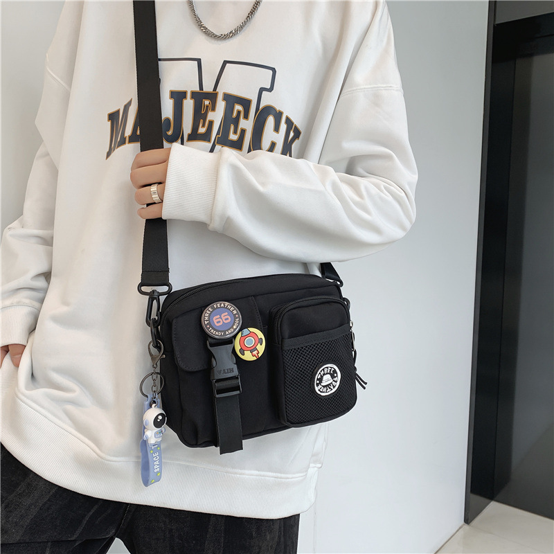Casual Crossbody Bag Couple Trendy Brand Women's Sports Small Bag Harajuku Style 2025 New Single Shoulder Student Phone Bag Casual Crossbody Bag Couple Trendy Brand Women's Sports Small Bag Harajuku Style 2025 New Single Shoulder Student Phone Bag