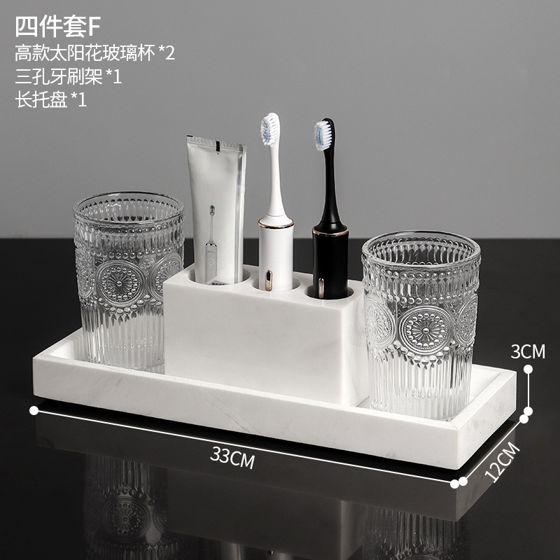 Juego de cuatro piezas azul jazz blanco F