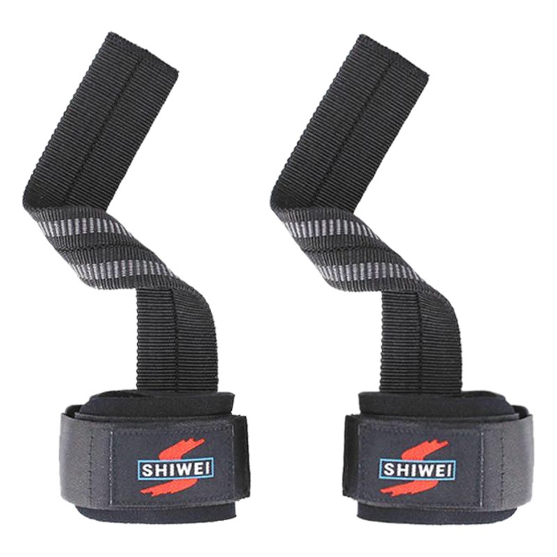 Shiwei New weightlifting wrist support belt latex silk non-slip SCR6mm gasket protection barbell fitness