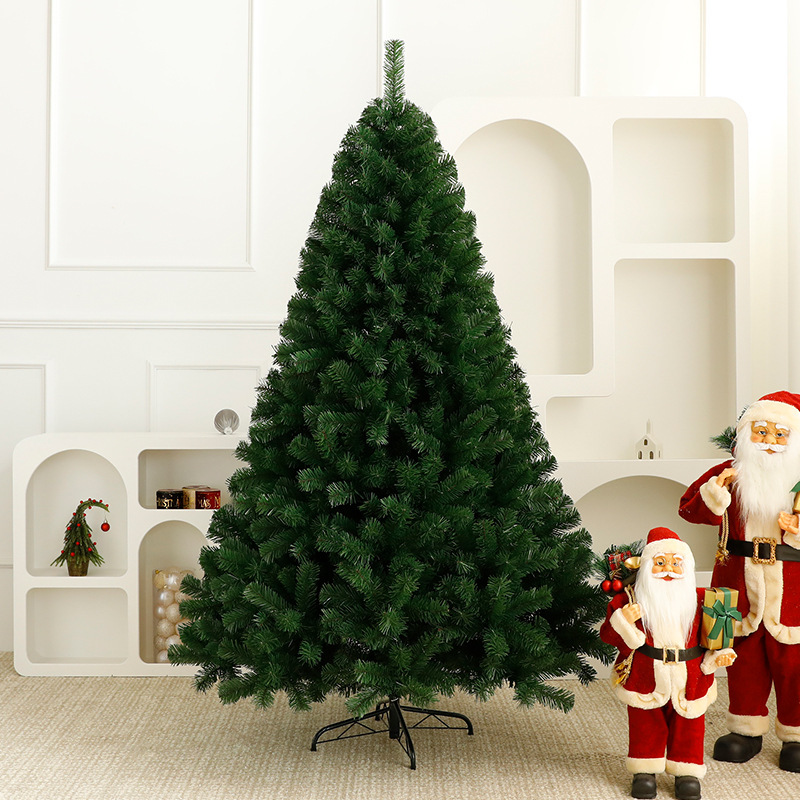Shengyuan nuevo tamaño completo PVC gran árbol de Navidad decoraciones Navidad ambiente interior y exterior diseño de escena