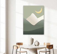 Amazon New Minimalist Green Plant Abstract Decorative Painting Bohemian Home Canvas Core