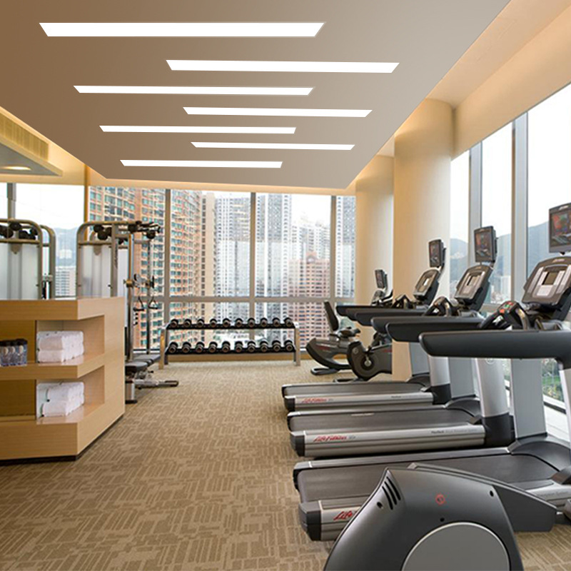 Lámpara de panel LED 200 * 1200 lámpara de panel de luz directa 100 * 1200 lámpara de techo incrustada de agujero abierto de placa de yeso