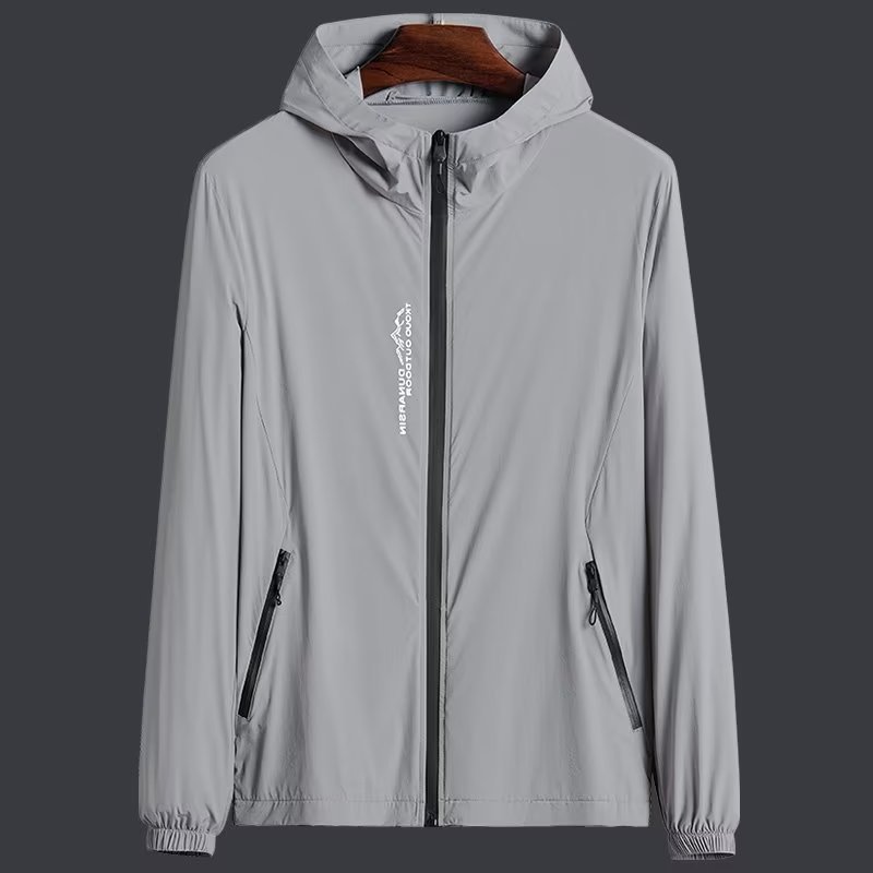 Ice Silk Sun Protection Clothing for Men, Anti-Uv Skin Clothing, Summer Versatile and Comfortable Fishing Sun Protection Clothing, Thin Jacket for Men