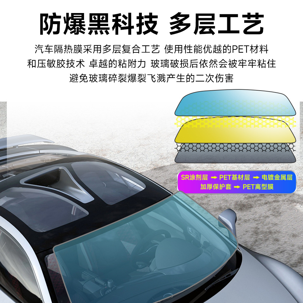 Wholesale of Solar Film for Bicycles and Cars, High Insulation Film, Glass Film, Sun Protection and Explosion-Proof Film, Ceramic Car Film, Nano Film