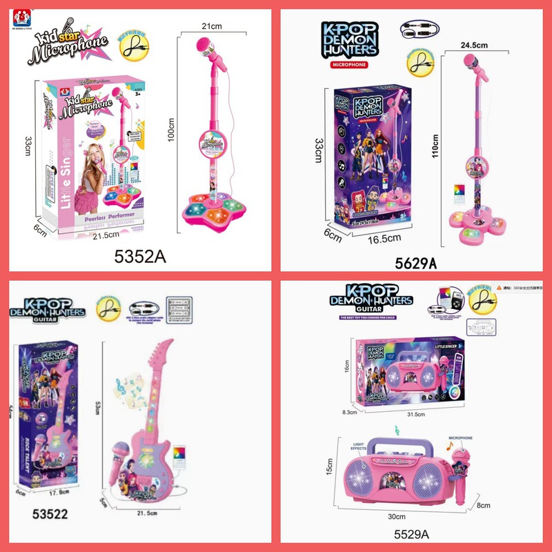 Amazon foreign trade children's microphone toys cool 5 lights boys and girls microphone play songs toys wholesale Amazon foreign trade children's microphone toys cool 5 lights boys and girls microphone play songs toys wholesale