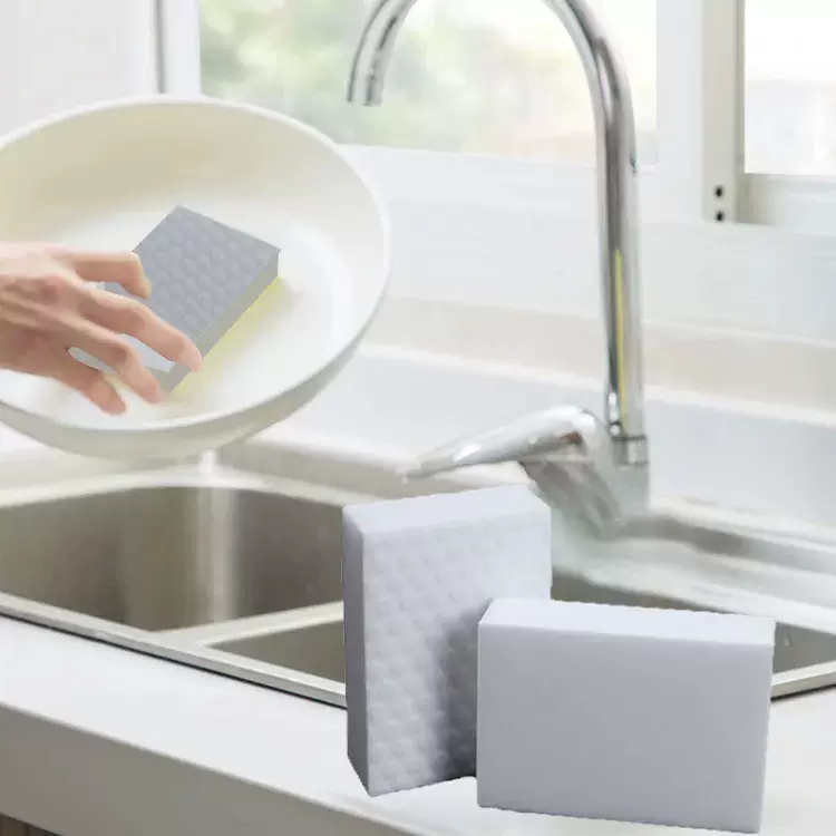 高密度魔术海绵白色清洁纳米橡皮擦三聚氰胺厨房魔术海绵