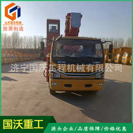 建筑工程高空施工车 24米45米上牌高空车图片 园林修剪施工车国沃