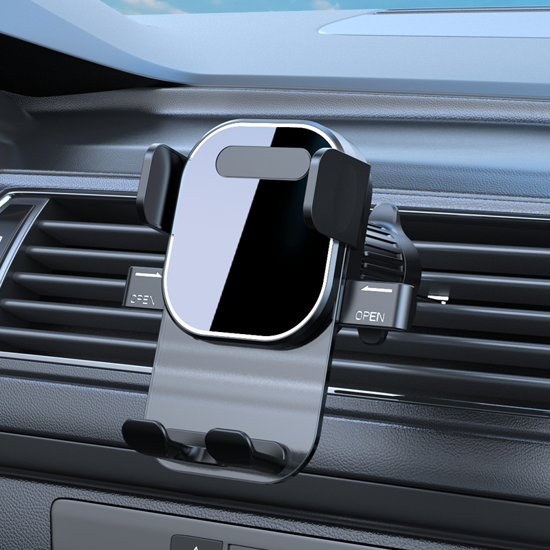 Qìchē Car air outlet phone holder car buckle support navigation universal (Car phone holder) - n79-glossy-air-outlet