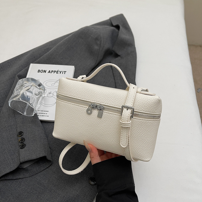 Coreana alta sensación bolso de mano pequeño bolso cuadrado para mujeres 2026 nueva moda estilo exterior ocio bolso de hombro