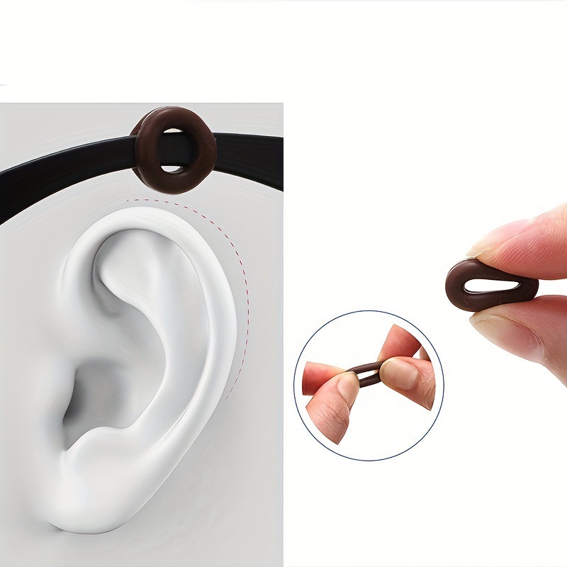 10 PCS Anti-Slip Ear Hooks for Glasses: Secure Your Eyewear