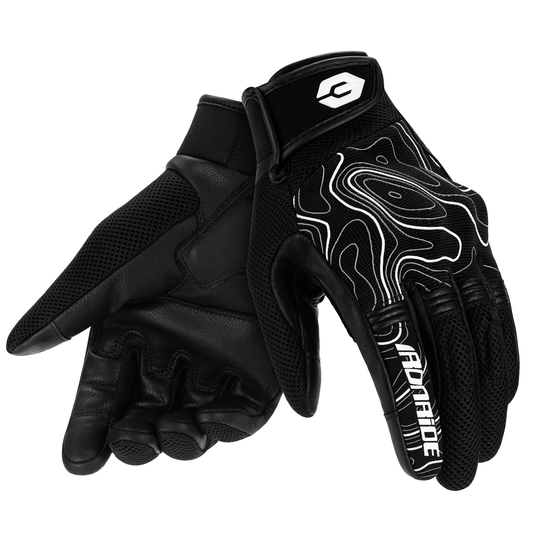 Guantes de pantalla táctil para motocicletas deportivos al aire libre locomotora anticorrida guantes de protección respirables para caballeros