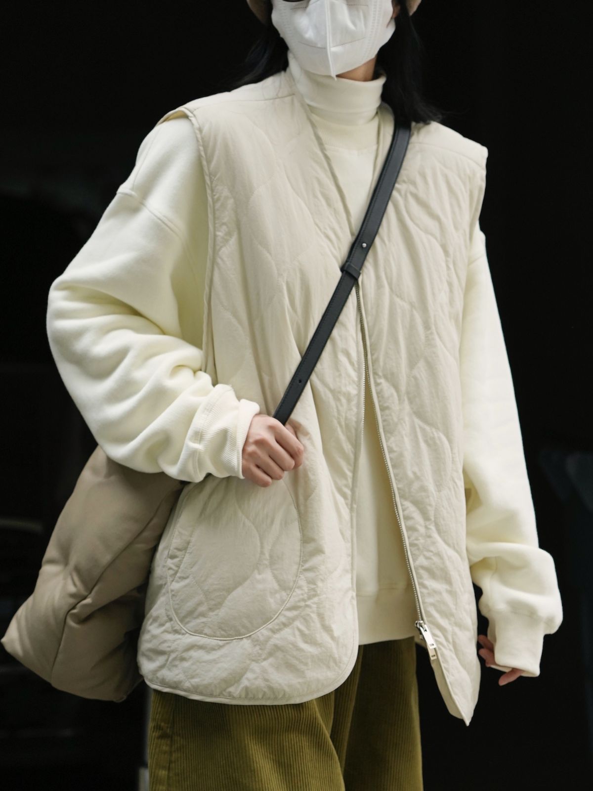 Winter Japanese quilted vest