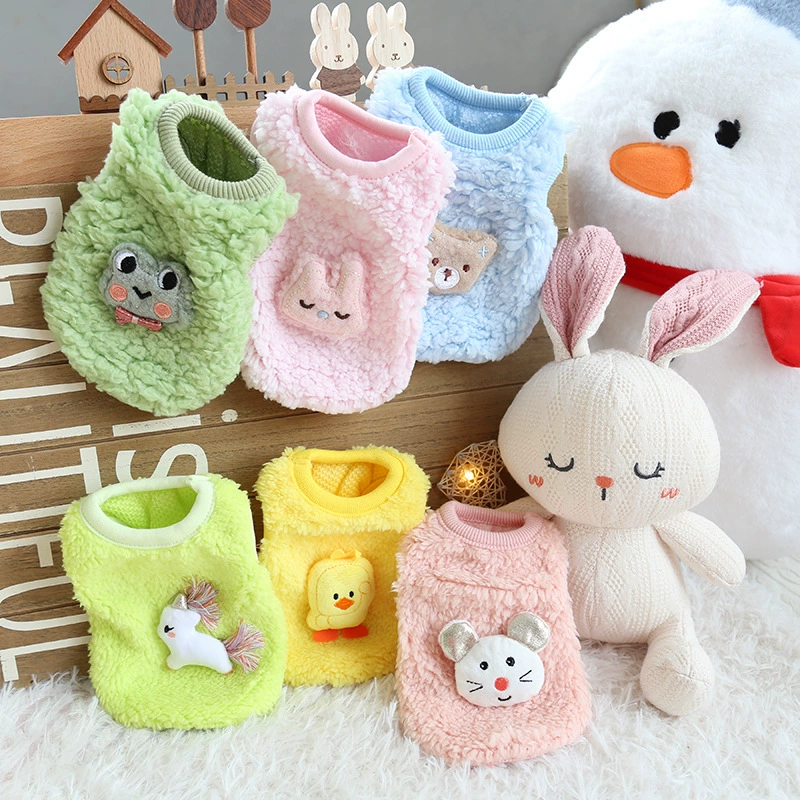 Petstyle плюшевые молоко животных собака одежда теплый хлопок щенок кошка одежда новорожденный Кот