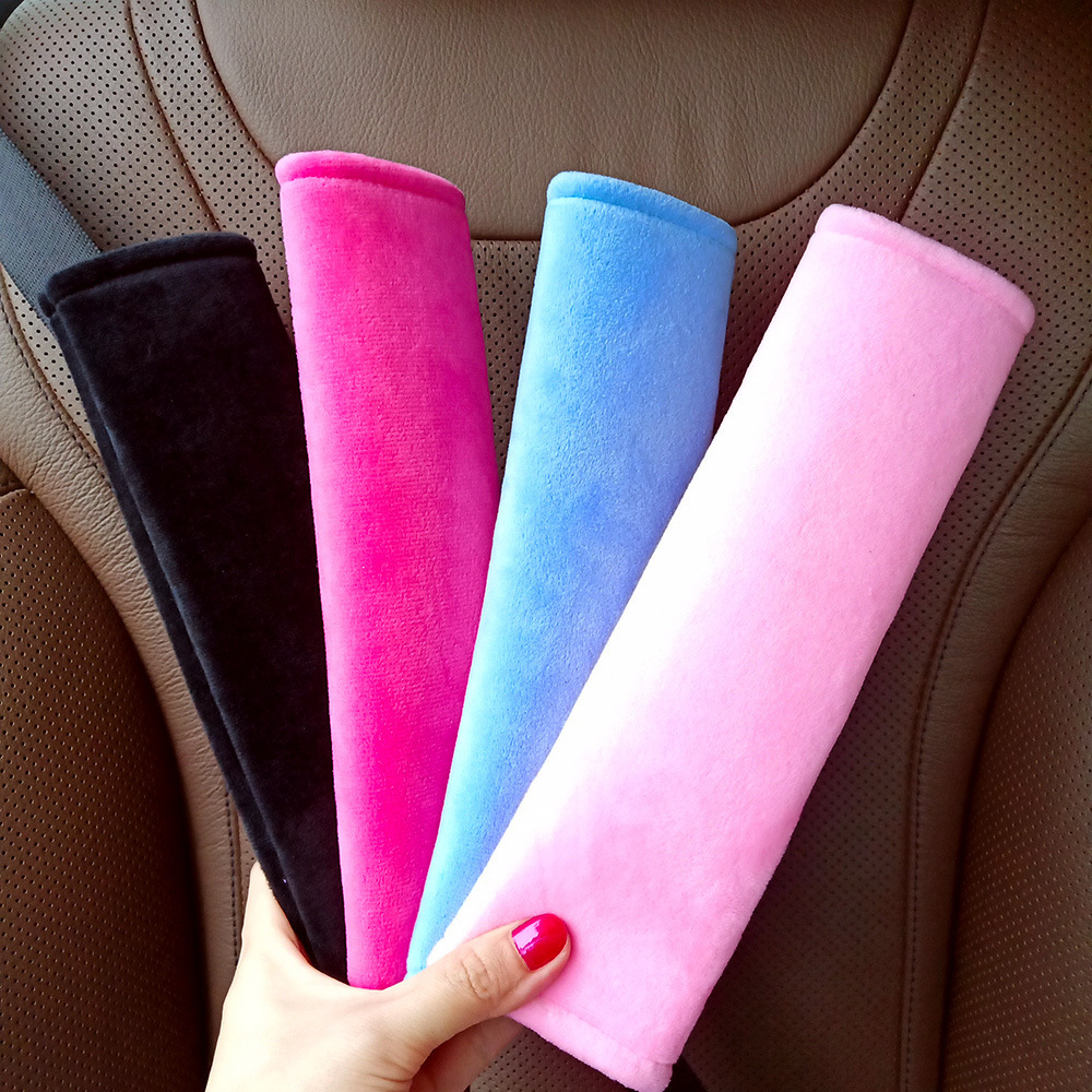 Protector de Hombro para Cinturón de Seguridad de Terciopelo de Cristal para Asiento Infantil
