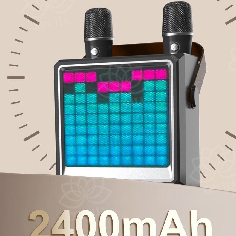 SD509 Bluetooth スピーカー隠しマイクポータブルワイヤレス屋外キャンプエンターテイメントカラオケ携帯電話歌うスピーカー|undefined