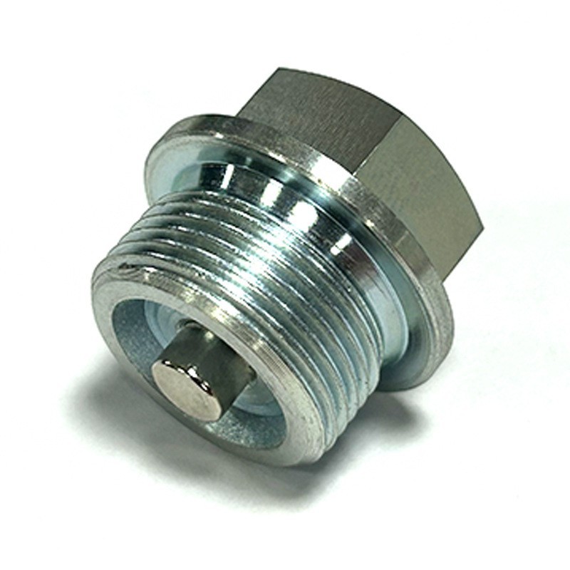 Piezas de automóvil M24X1.5 tornillo de succión de escoria del cárder de aceite tapón de descarga de aceite magnético adecuado para los primeros modelos manuales de BMW