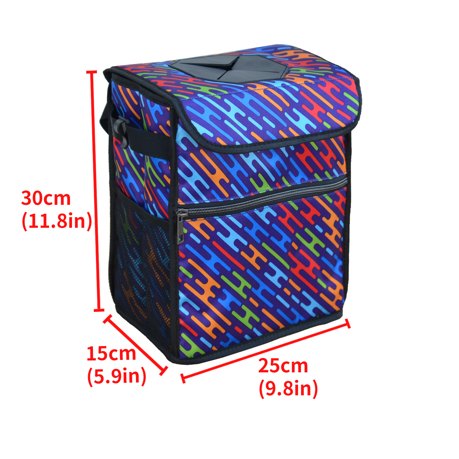 컬러 H 쓰레기통