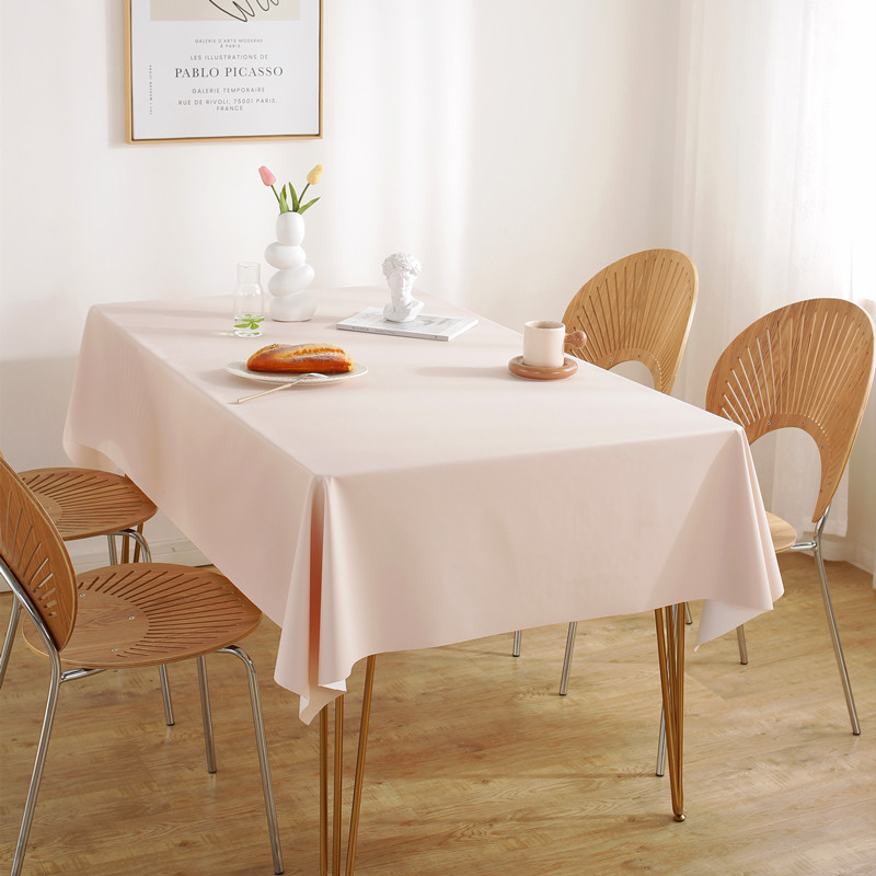PVC Tablecloth Is Waterproof And Oil-resistant, Easy To Clean, Suitable For Home Use, Rectangular Shape, Nordic Light_voghion.com