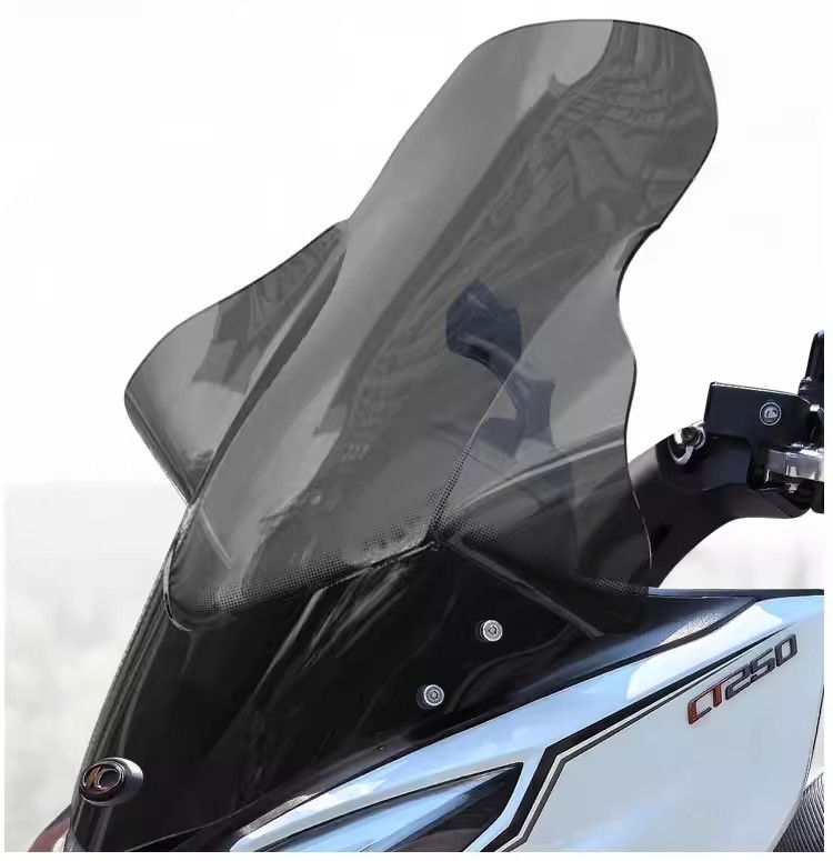 Suitable for Guangyang Sailing Ct250 23-25 Models, Modified Front Windshield Glass Heightening Transparent Windscreen Accessories