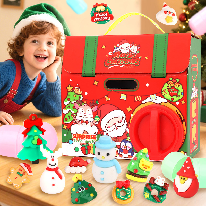 跨境过年儿童奇趣蛋背包扭蛋机盲盒公仔抓娃娃机扭蛋机圣诞节礼物