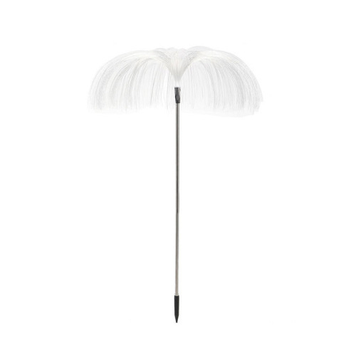 Cross-border solar fiber jellyfish light outdoor courtyard colorful glowing reed lamp garden landscape decoration atmosphere lamp