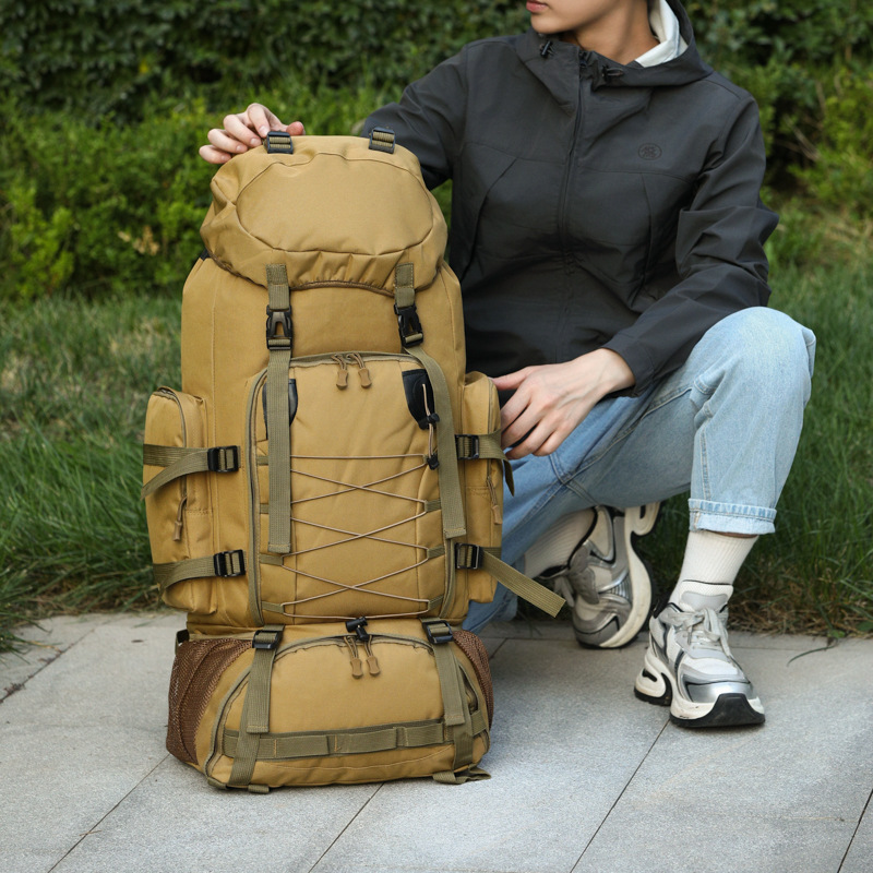Gran capacidad nueva bolsa de senderismo multifuncional bolsa de almacenamiento de campamento al aire libre viaje corto mochila táctica al aire libre