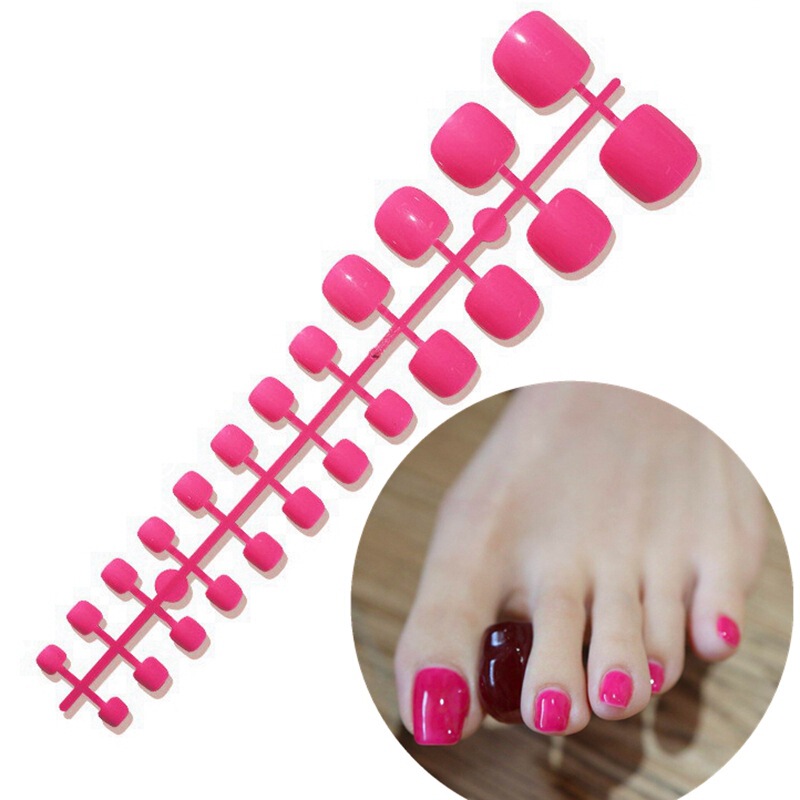 Solid Color Manicure Patches, Removable DIY Wearable Foot Nails, Light Purple Macaron Pink and Yellow 24 Pieces Solid Color Manicure Patches, Removable DIY Wearable Foot Nails, Light Purple Macaron Pink and Yellow 24 Pieces