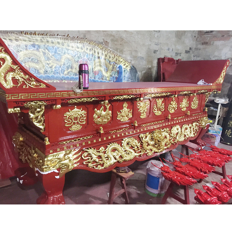 Wholesale temple Buddha hall imitation mahogany silver ingot table table table ancestral temple camphor wood solid wood Buddha table Buddha table