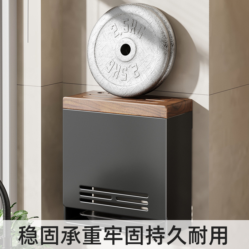 胡桃木厨房刀架置物架高颜值多功能刀具收纳架筷子筒菜刀座壁挂式|undefined