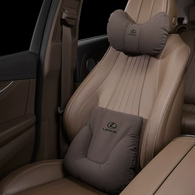 Pillows and Lumbar Cushions | Headrest - headrest-and-lumbar-support-mocha-brown