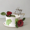 Marriage Annual Happy Anniversary Acrylic Cake Account Contract Decoration