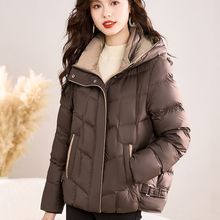 2025今年流行冬季新款羽绒棉服女洋气短款小个子棉衣外套