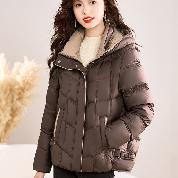 2025今年流行冬季新款羽绒棉服女洋气短款小个子棉衣外套