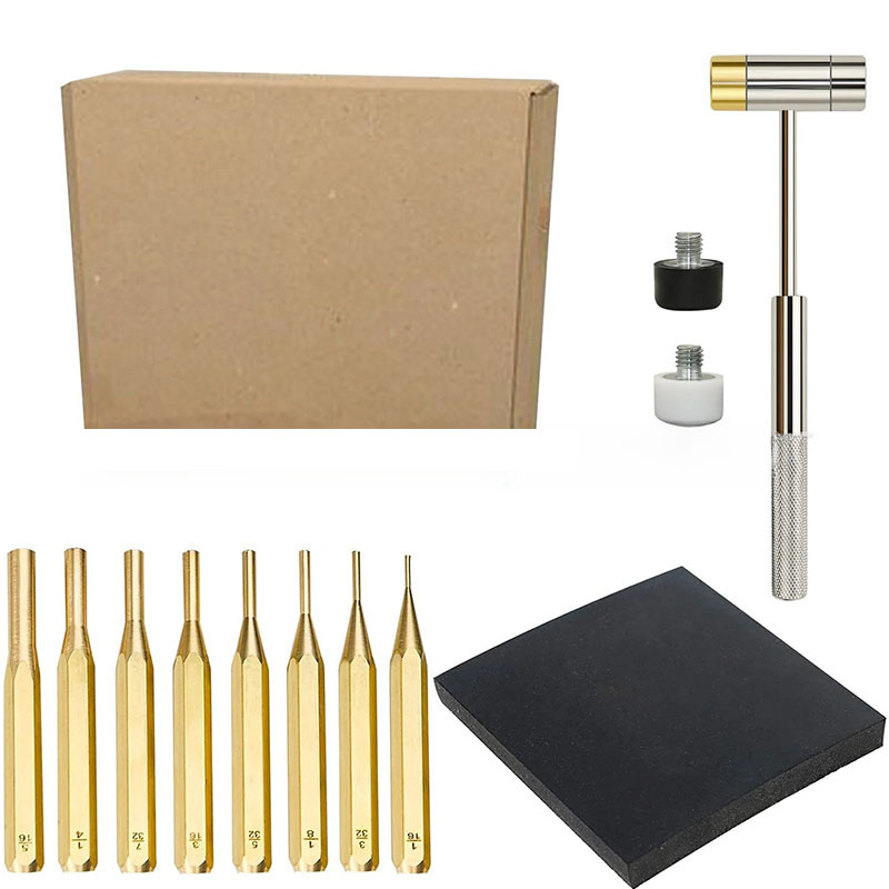 DIY cuero hecho a mano tallado forma herramienta aceite pluma sello cuchillo de corte punzonado