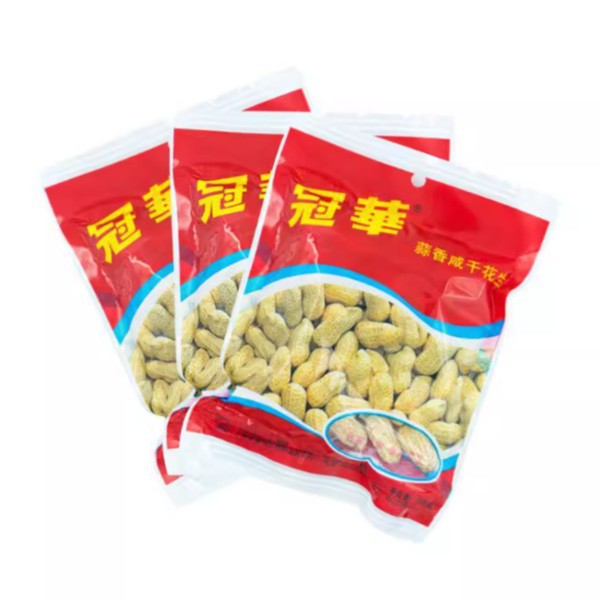 冠华 蒜香咸干花生100g 休闲零食 下酒菜花生特产啤酒伴侣