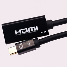 迷你Dp转hdmi母头 投影仪高清转接线 Mini DP to HDMI母头 10CM