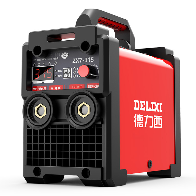 DELIXI 315 soldadora industrial 220v380v doméstica pequeña doble voltaje de doble propósito cobre DC totalmente automático