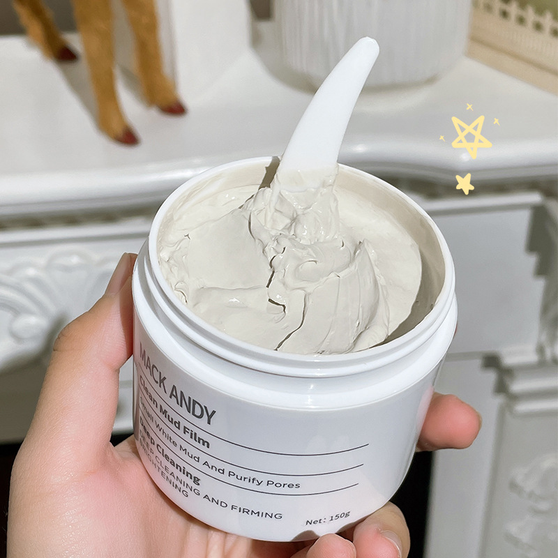 Marco Andy White Clay Cleansing Mud Mask: Refreshing, gentle, and deeply cleanses pores and removes blackheads. A spreadable mud mask.