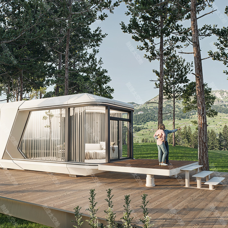 Rongjie Space Capsule Mobile Room Apple Cabin Apple Cabin B & B Capsule House Cápsula Room Export