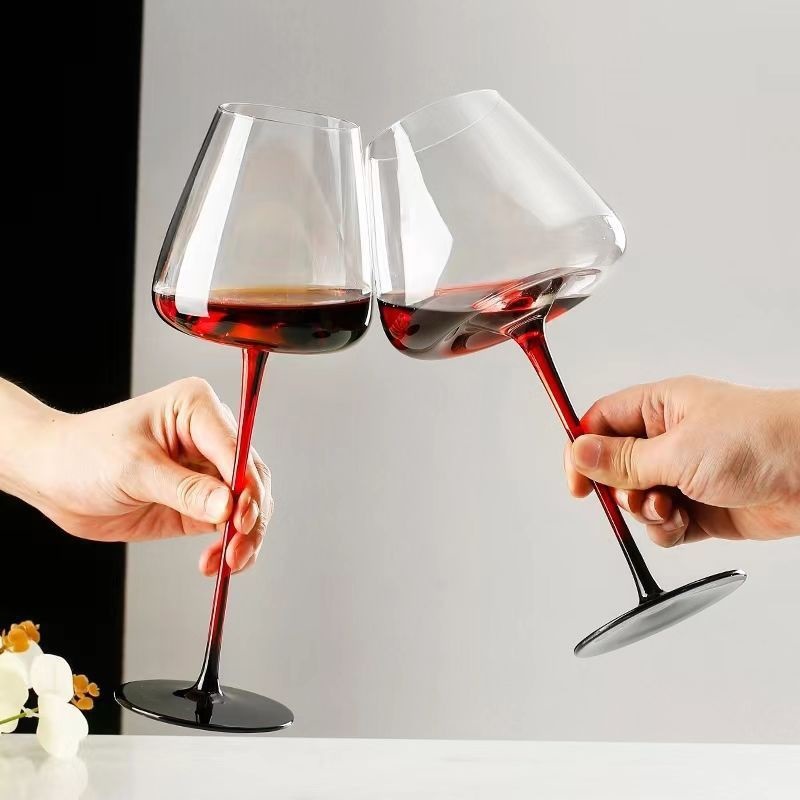 水晶红酒杯杯套装一整套家用大肚杯洋酒葡萄酒杯醒酒器批发独立站