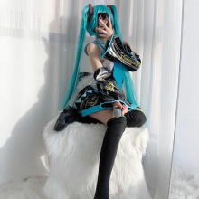 初音未来cosplay服装公式服少女动漫未来初音套装女装全套原宿风