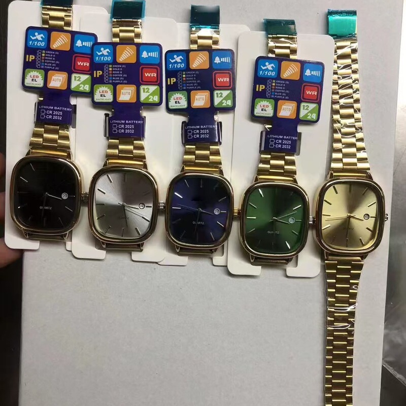 A130 steel belt quartz chattering net red popular explosion single calendar quartz watch when cross-border special supply