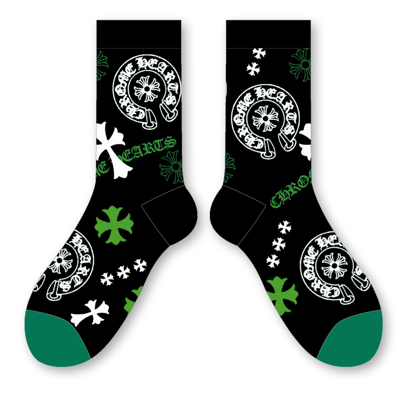 Trendy Niche Croqin Ab Socks for Men and Women, Mid-Tube Combed Cotton Cartoon Strawberry Bear Garfield Wholesale from Manufacturer