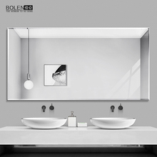 6R浴室镜子 壁挂卫浴卫生间镜子 无框磨边银镜厕所镜洗漱台