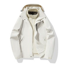 全热封冲锋衣三合一防泼水男款防风防水女士户外登山冬季外套保暖