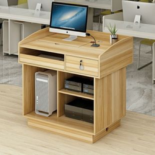 Multimedia Lectern Table Classroom Speech Desk School Teacher Lectern Conference Training Speech Desk Teacher Teaching Lectern