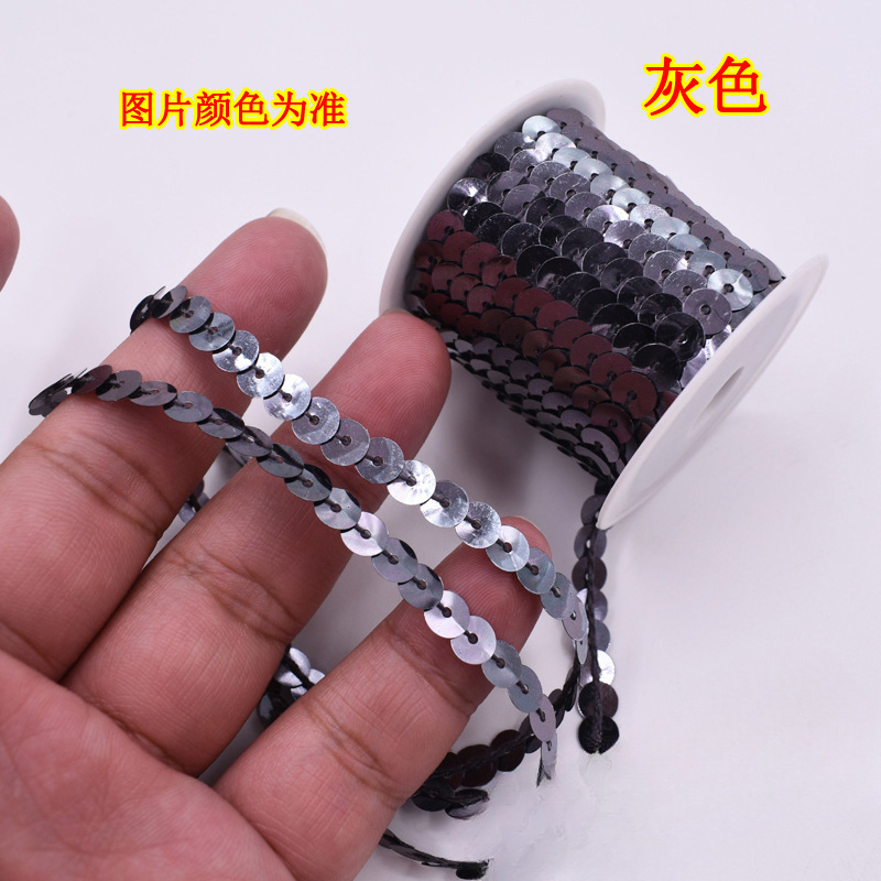 1 cuentas de escenario de encaje de metros de longitud de suministros de eje multicolor de sequinilla 4 nuevos accesorios hechos a mano